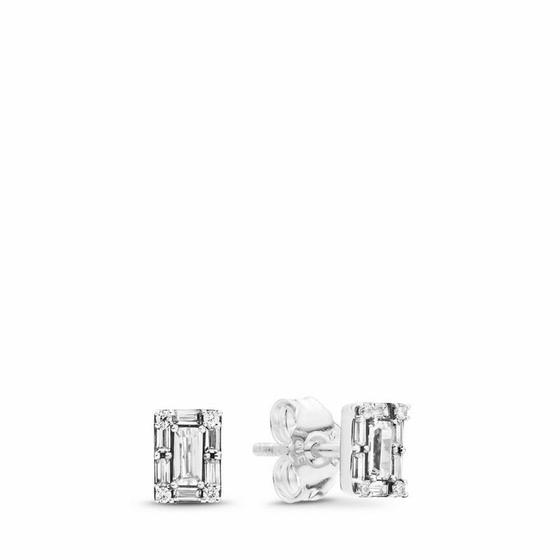 Pandora Luminous Ice Stud Earrings Silver Egypt YO9820647